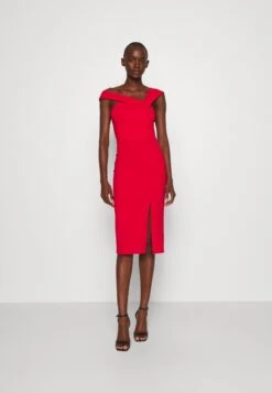 Delila Strap Midi - Etui-Jurk - Red