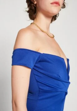 Wal G Elia Off Shoulder - Galajurk - Electric Blue -Wal G. 020bb54be96d49fa9c98e31070e3f9f7