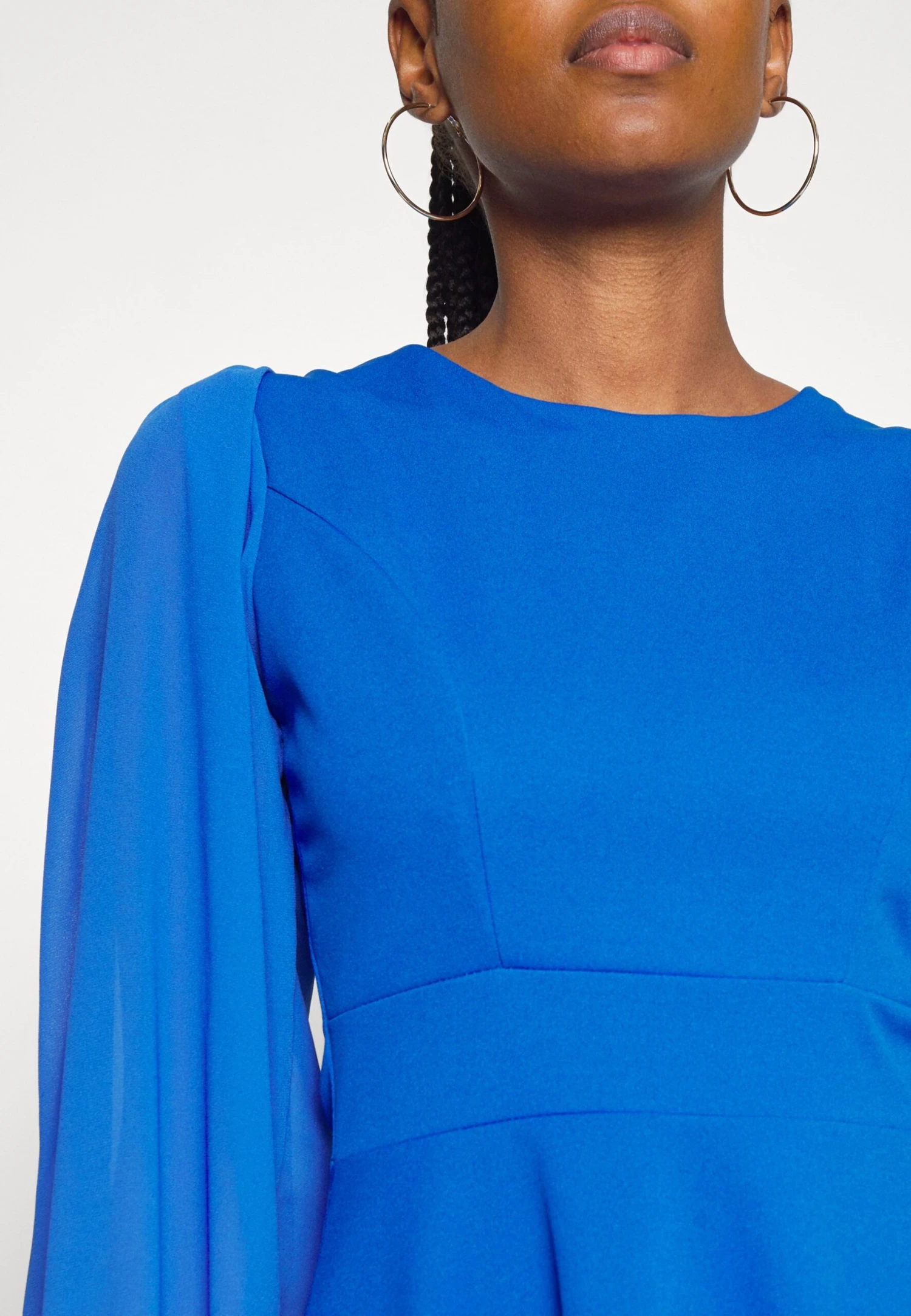 Wal G Kat Sleeve Dress - Jurk - Electric Blue 6 Wal G Kat Sleeve Dress - Jurk - Electric Blue - Afbeelding 6