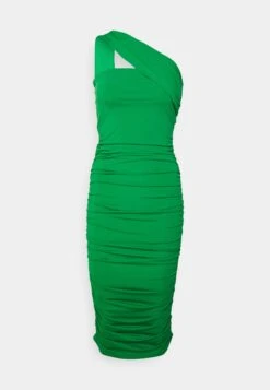 Wal G Aureliae Gathered- Etui-Jurk - Leaf Green -Wal G. 04b72a0373a344d785fb53751ad1e285