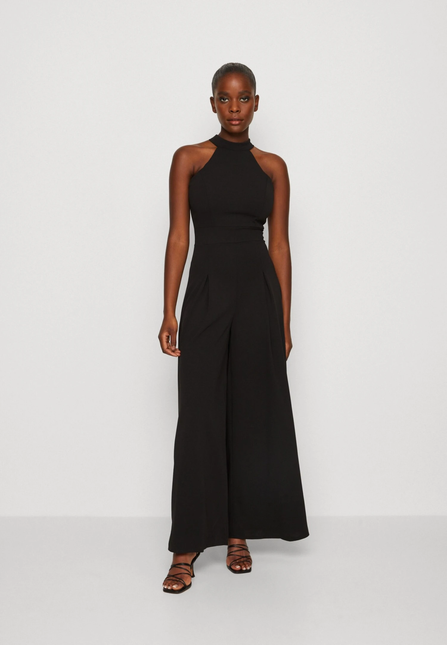 Wal G Leila Halter Neck Wide Leg - Jumpsuit - Black 1 Wal G Leila Halter Neck Wide Leg - Jumpsuit - Black
