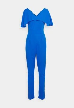 Liyavi Cape Sleeve- Jumpsuit - Electric Blue -Wal G. 0668a687931e4cbf93487a02b19b6169