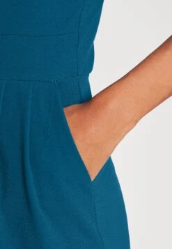 Wal G V Neck - Jumpsuit - Dark Teal Blue -Wal G. 075686b5d75e4c369e3282cd0f5c981d