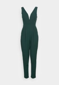 Wal G V Neck - Jumpsuit - Forest Green -Wal G. 09645b96cf114c899ea3e8b88611e7f0
