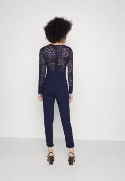 Wal G Blake Long Sleeve - Jumpsuit - Navy Blue -Wal G. 0c72a3a2a8c543f08483e12323b11384