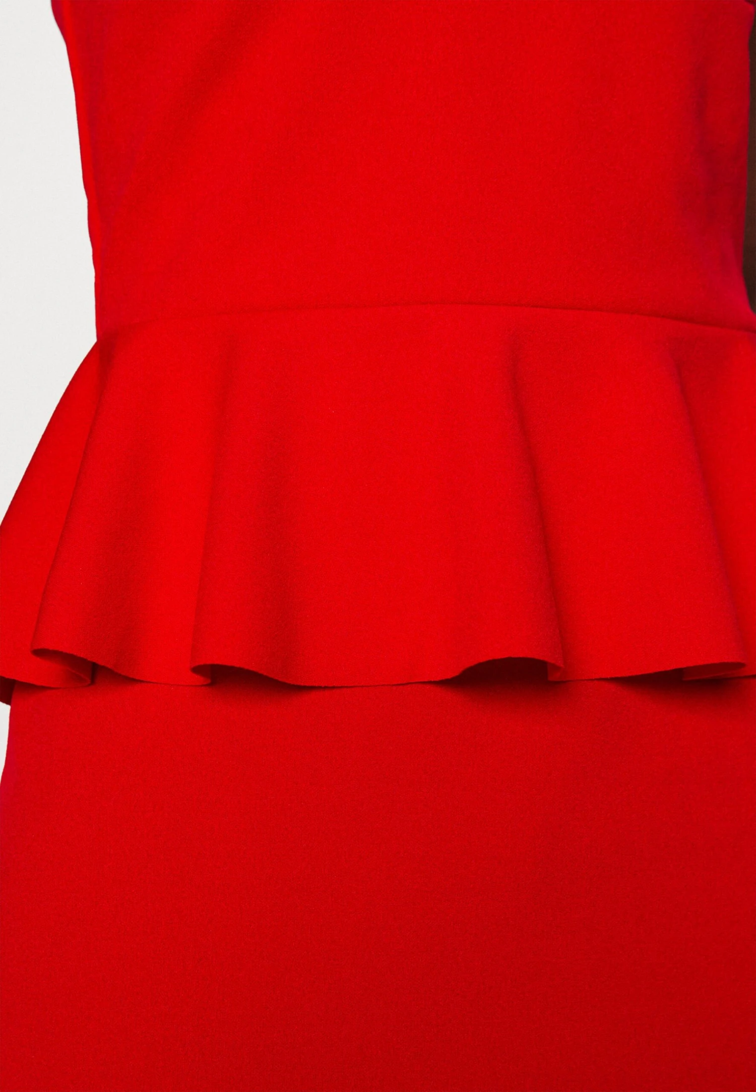 Jace Peplum Dress - Jerseyjurk - Red 6 Jace Peplum Dress - Jerseyjurk - Red - Afbeelding 6