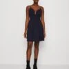 Wal G Vincent Skater Dress - Jerseyjurk - Navy Blue