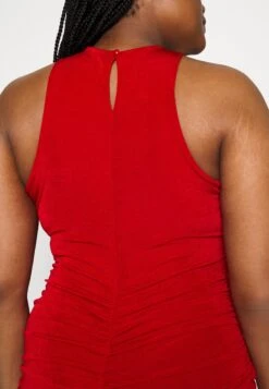 Missy Knot Midi Plus Size - Jurk - Red 11 Missy Knot Midi Plus Size - Jurk - Red -Wal G. 0e334e50f1044762a7b8fb37f27201a4