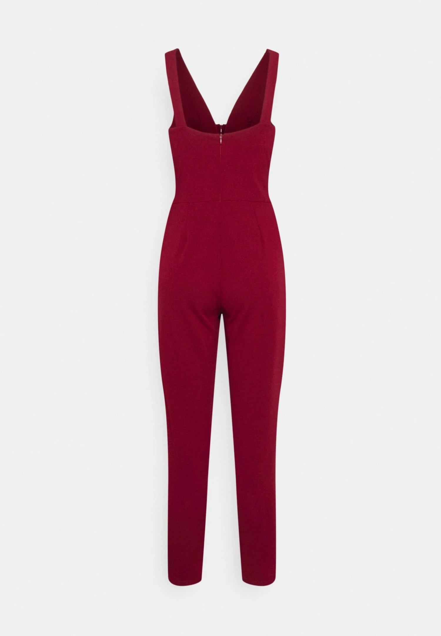 Buckle Plunge - Jumpsuit - Wine 2 Buckle Plunge - Jumpsuit - Wine - Afbeelding 2