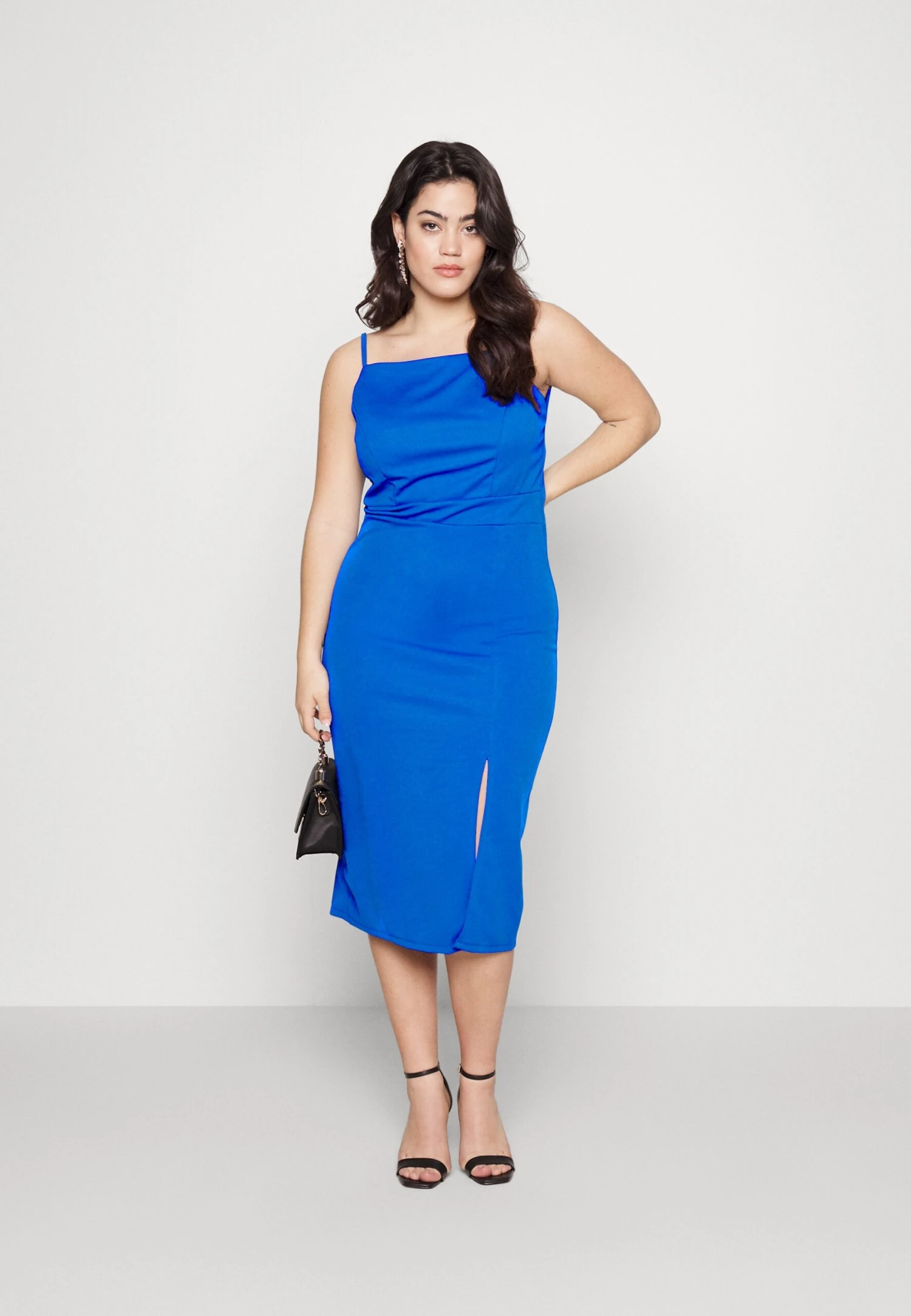 Prima Strappy Midi - Cocktailjurk - Electric Blue 2 Prima Strappy Midi - Cocktailjurk - Electric Blue - Afbeelding 2
