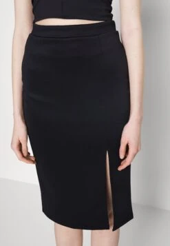 Wal G Valentines Heart Midi Skirt - Kokerrok - Black -Wal G. 1abbe925220b4b4f84f1fa35cd7fd323