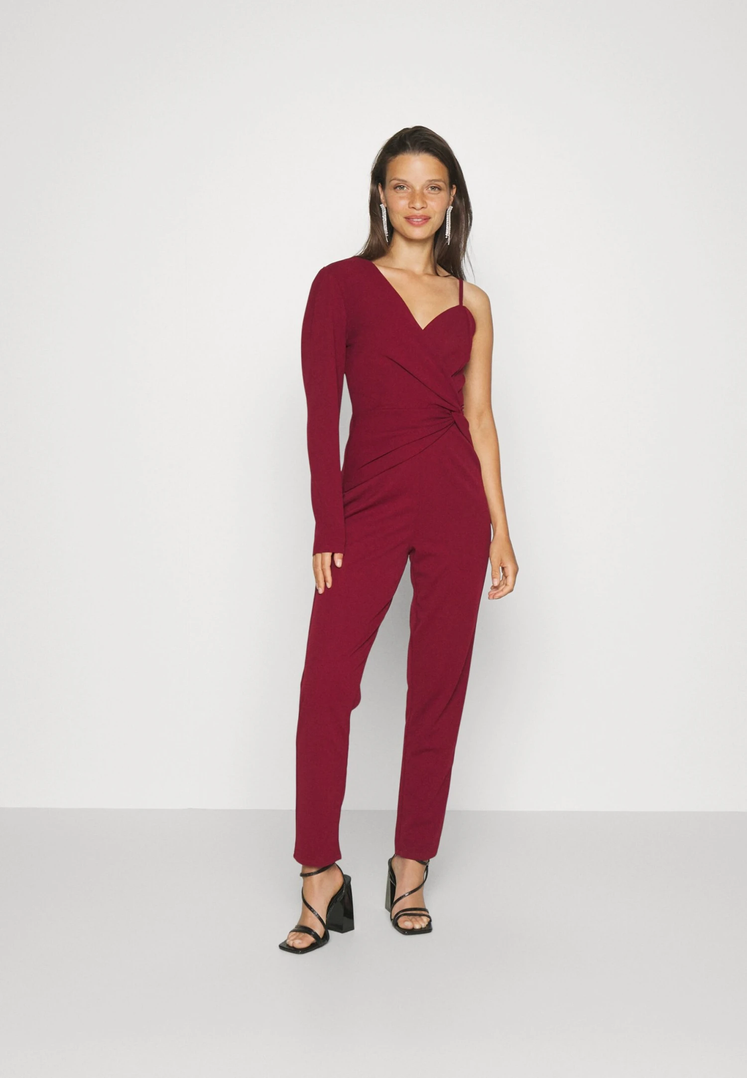 Ciaramin One Sleeve - Jumpsuit - Berry Wine 2 Ciaramin One Sleeve - Jumpsuit - Berry Wine - Afbeelding 2