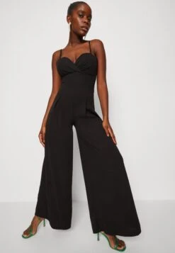 Wal G Thea Wide Leg - Jumpsuit - Black -Wal G. 1db10f7a9a684e18b21acdc540059fca