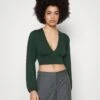 Wal G Crissy Backless - Longsleeve - Forest Green
