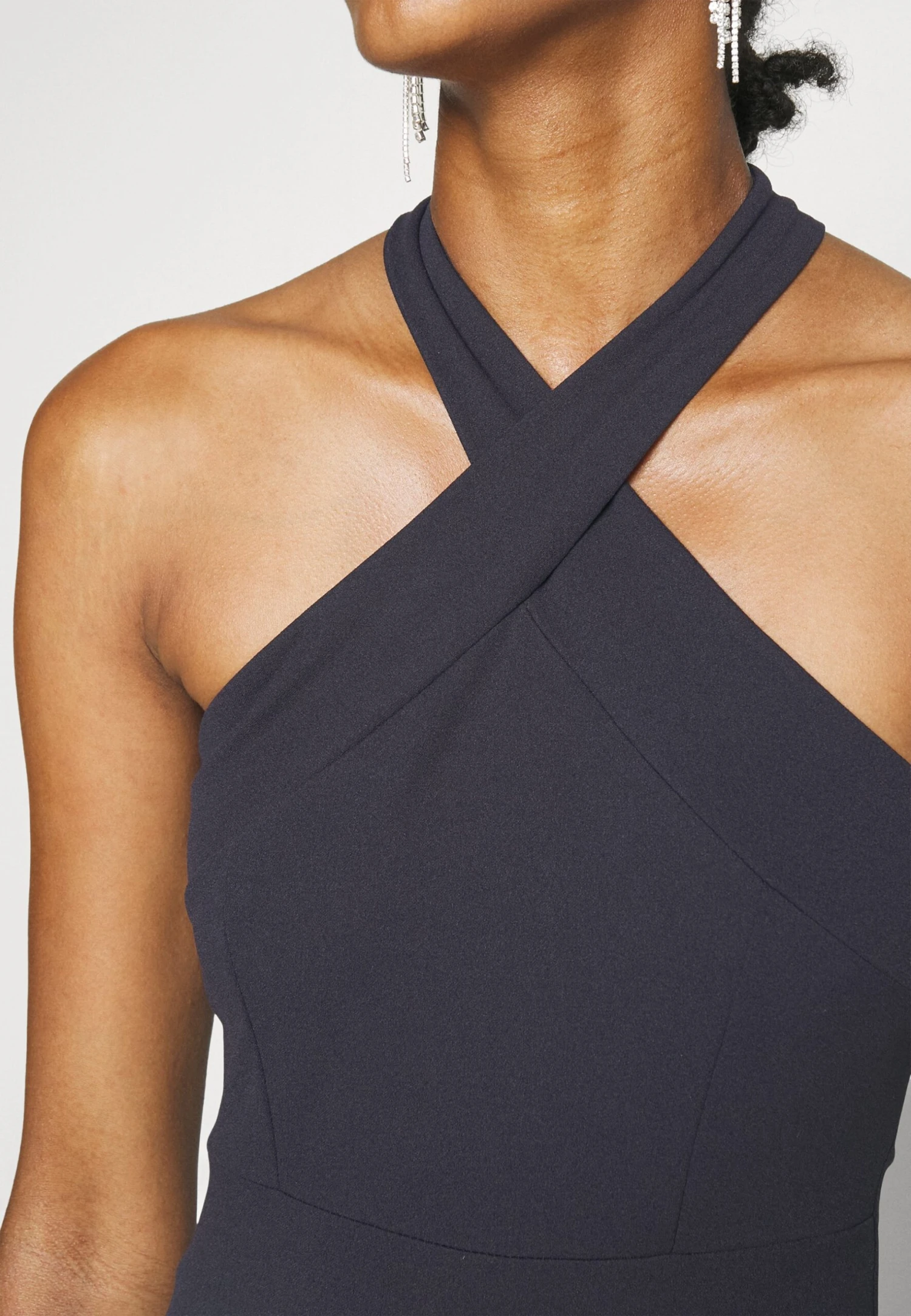 Alfo Cross Neck Jumpsuit - Jumpsuit - Navy Blue 6 Alfo Cross Neck Jumpsuit - Jumpsuit - Navy Blue - Afbeelding 6