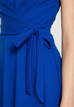 Wal G Milly Knot Ruffle Skater - Jerseyjurk - Electric Blue -Wal G. 2a06f44bcb6f43869653fc5359c6684f