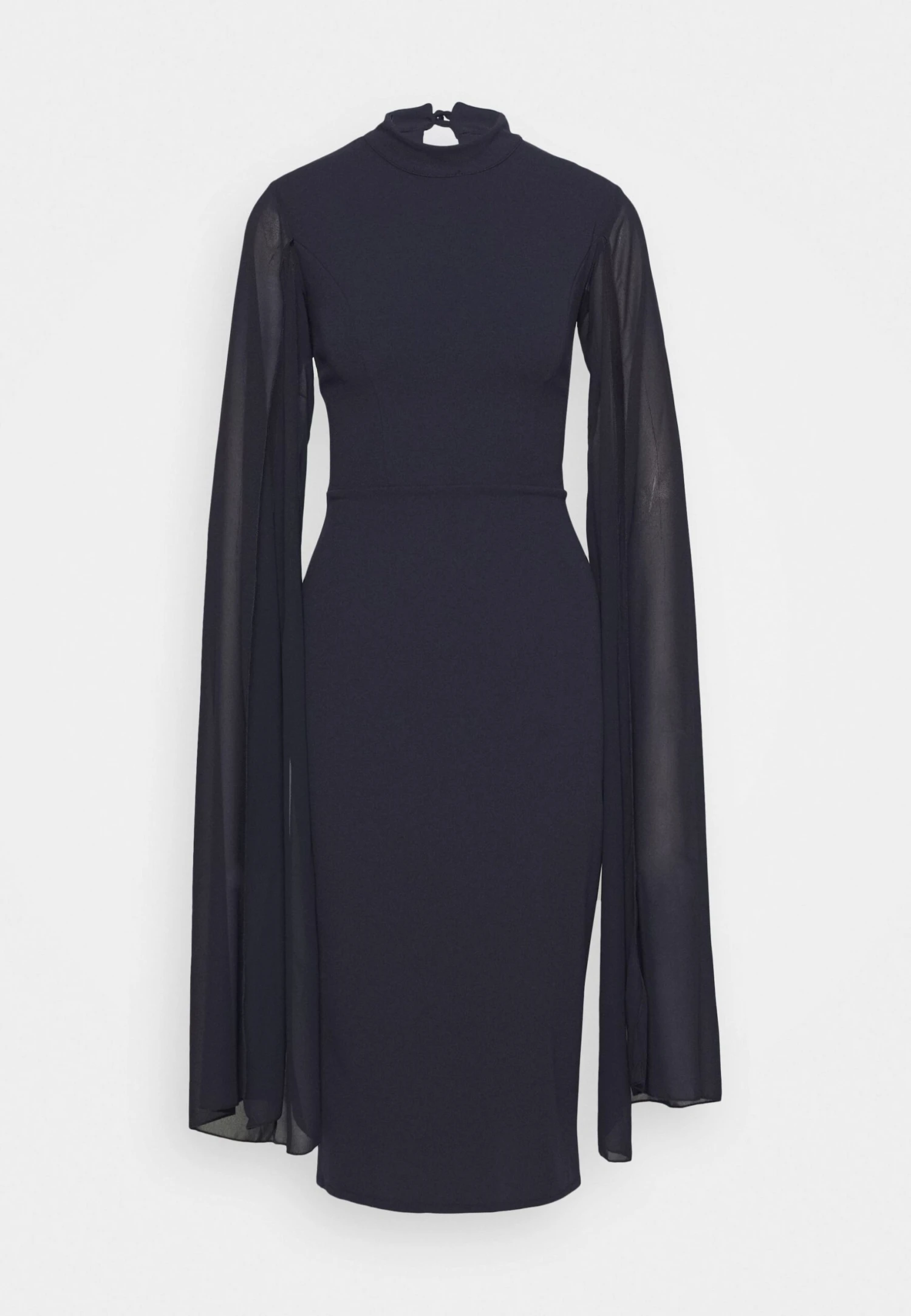 Wal G Cape Sleeve Dress - Cocktailjurk - Navy Blue 5 Wal G Cape Sleeve Dress - Cocktailjurk - Navy Blue - Afbeelding 5