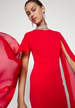 Wal G Holly Sleeve Dress - Cocktailjurk - Red -Wal G. 2bbb4aa2c95a428a98e82a31715b76a2