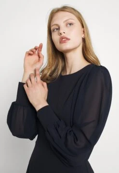 Wal G Kat Sleeve Dress - Jurk - Navy Blue -Wal G. 2d153d6e3c8b4131bc66a1d4396463a5