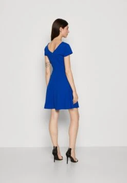 Wal G Milly Knot Ruffle Skater - Jerseyjurk - Electric Blue -Wal G. 2e1956f1f78e403caf80101b069e936a