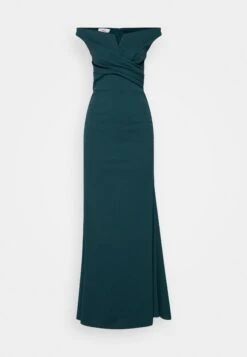 Wal G Kia Off The Shoulder Maxi Dress - Galajurk - Forest Green -Wal G. 320d18d11cd240e6bf792893b715adbe