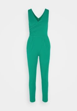 Wal G Toby V Neck - Jumpsuit - Leaf Green -Wal G. 3308019bbbef40e48770d47bf6a93741