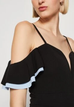 Wal G Simah Frill - Jumpsuit - Black/Sky Blue -Wal G. 335c3e84aca54a62b5578cbf30e7d7b6