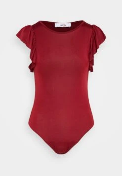 Wal G Ben Ruffle Bodysuit - T-Shirt Print - Burgundy 10 Wal G Ben Ruffle Bodysuit - T-Shirt Print - Burgundy -Wal G. 39037d93766e41fab51fa2b52dc53716