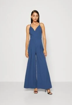 Wal G Aiden Cross Back - Jumpsuit - Denim Blue