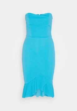 Wal G Chrissy Ruffle Midi - Jerseyjurk - Mediterranean Blue 10 Wal G Chrissy Ruffle Midi - Jerseyjurk - Mediterranean Blue -Wal G. 40d18509a4c843d48ac51cc19d8ff236
