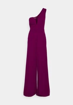 Fleur One Shoulder- Jumpsuit - Plum 8 Fleur One Shoulder- Jumpsuit - Plum -Wal G. 40d85a23606c4e229151fa3a704c9bb6