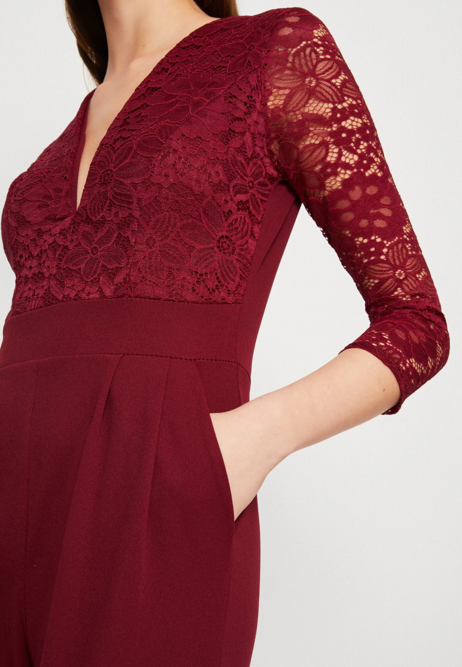 Wal G Lee - Jumpsuit - Wine 6 Wal G Lee - Jumpsuit - Wine - Afbeelding 6