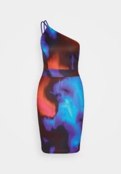 Wal G Vlera Strap Print Midi - Jerseyjurk - Mehrfarbig -Wal G. 41e80a41ed55428487625b2334787826