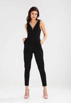 Wal G V Neck - Jumpsuit - Black