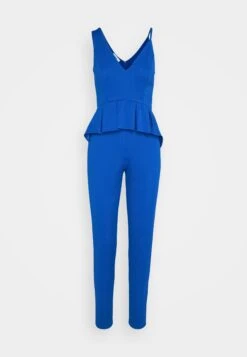 Wal G Xena Peplum - Jumpsuit - Electric Blue -Wal G. 470b9813fd5c4b8b85a7ce800531aed3