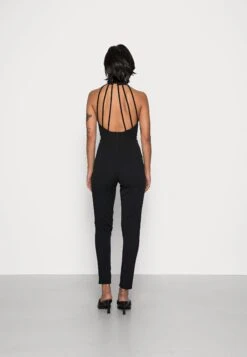 Wal G Chenise Halter Neck- Jumpsuit - Black -Wal G. 48a56ced3ea24fe0a6e26fc77c09085b