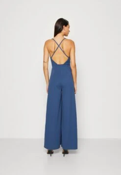 Wal G Aiden Cross Back - Jumpsuit - Denim Blue -Wal G. 4e7f86fc7813479bb8213fcc24f13c4c