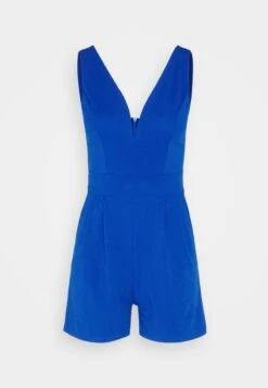 Wal G Cleo V Neck Playlist - Jumpsuit - Electric Blue -Wal G. 5225d8467c2847e6bc563320a5e16484