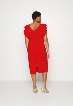 Rusie Ruffle Midi - Cocktailjurk - Red 8 Rusie Ruffle Midi - Cocktailjurk - Red -Wal G. 54cbe99f697147ac836c9f4c37b013b9