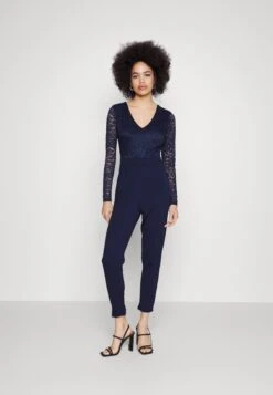 Wal G Blake Long Sleeve - Jumpsuit - Navy Blue