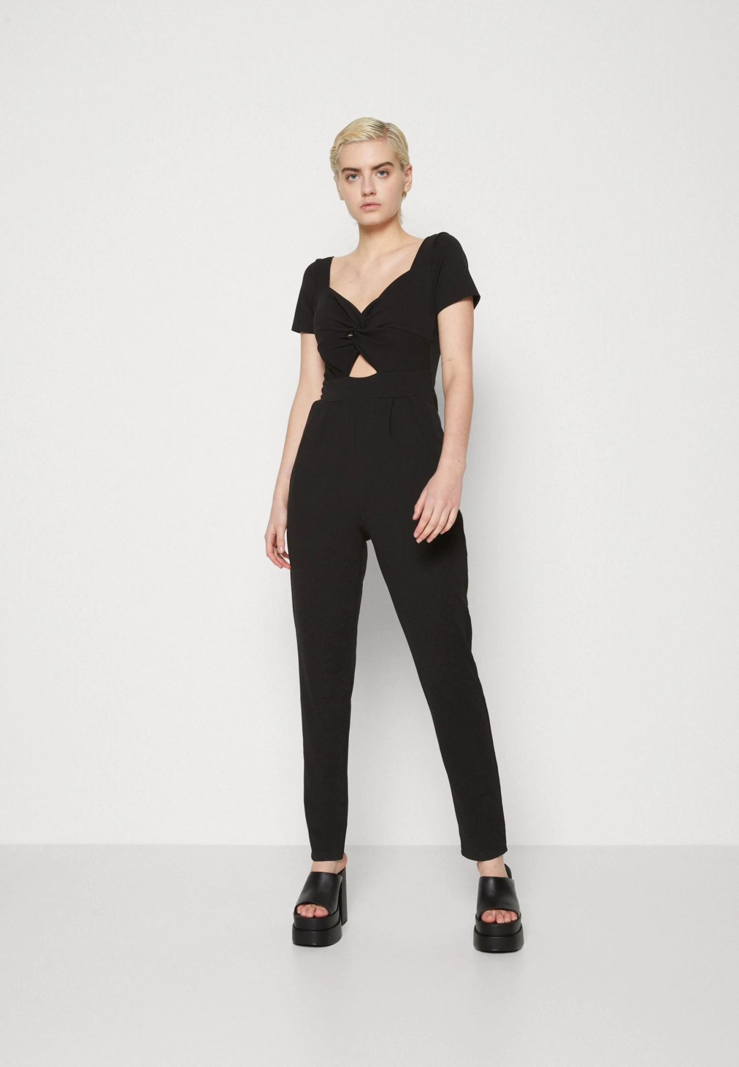 Wal G Sarb Cut Out- Jumpsuit - Black 1 Wal G Sarb Cut Out- Jumpsuit - Black