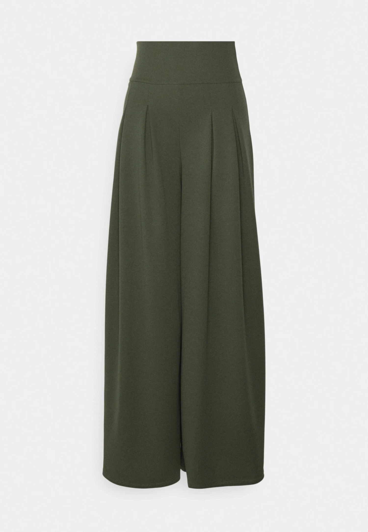 Venisa Wide Leg Trouser - Broek - Dark Khaki 4 Venisa Wide Leg Trouser - Broek - Dark Khaki - Afbeelding 4
