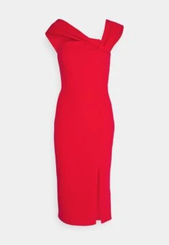 Delila Strap Midi - Etui-Jurk - Red -Wal G. 63fd3dd943e74b23b21aada8a9bf0a77