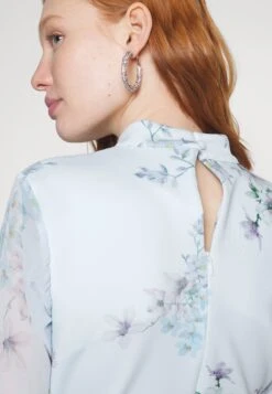 Wal G Wedding Cape Midi Dress - Jerseyjurk - Dark Blue/Multi -Wal G. 65f84b9ab0c5471fae81db2740575318