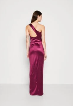 Wal G Stoey One Shoulder Maxi - Jerseyjurk - Plum -Wal G. 68df521c26fb4f55b3532658b58a5714