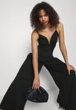 Havana Wide Leg- Jumpsuit - Black -Wal G. 6d66e8c2088340a69e08d1b3cf0b9383