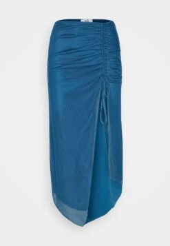 Wal G Roro Midi Skirt - Kokerrok - Dark Teal Blue -Wal G. 738f979455d34d23be746139e7e907ae