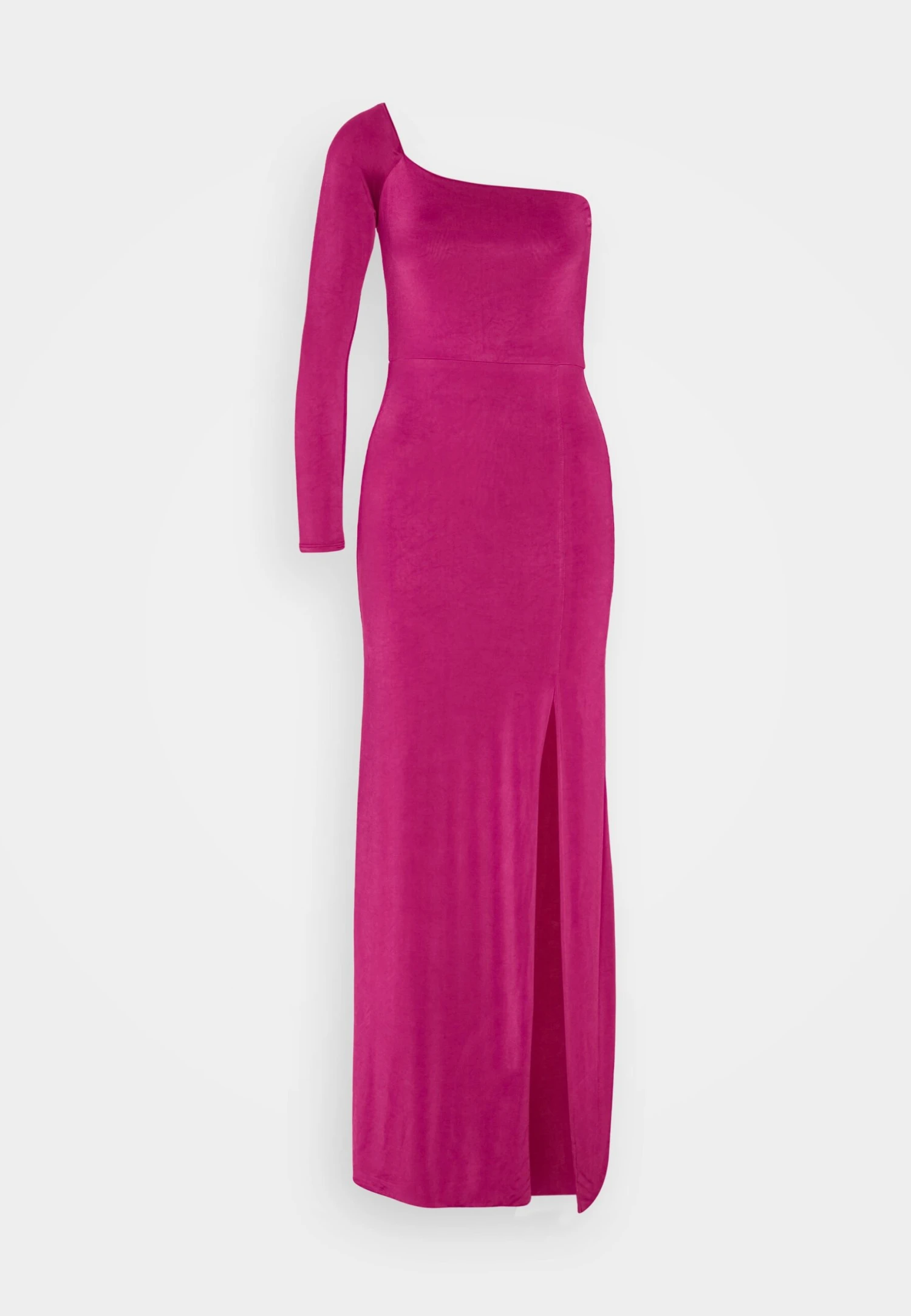 Wal G Arrabella One Sleeve Maxi - Jerseyjurk - Magenta 5 Wal G Arrabella One Sleeve Maxi - Jerseyjurk - Magenta - Afbeelding 5