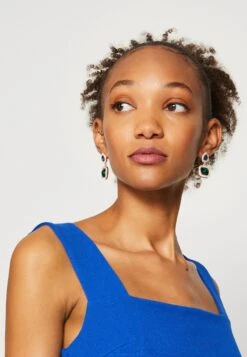 Wal G Jumina Buckle Midi - Jerseyjurk - Electric Blue -Wal G. 75706c9178d44a51bf9f79aa7b0fc0aa