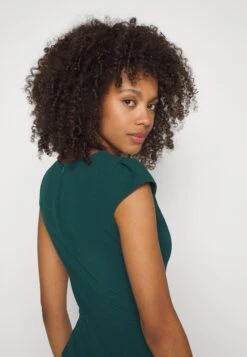 Wal G Short Sleeve V Neck - Jumpsuit - Forest Green -Wal G. 7605d3415c1a43feb188befb417ada77